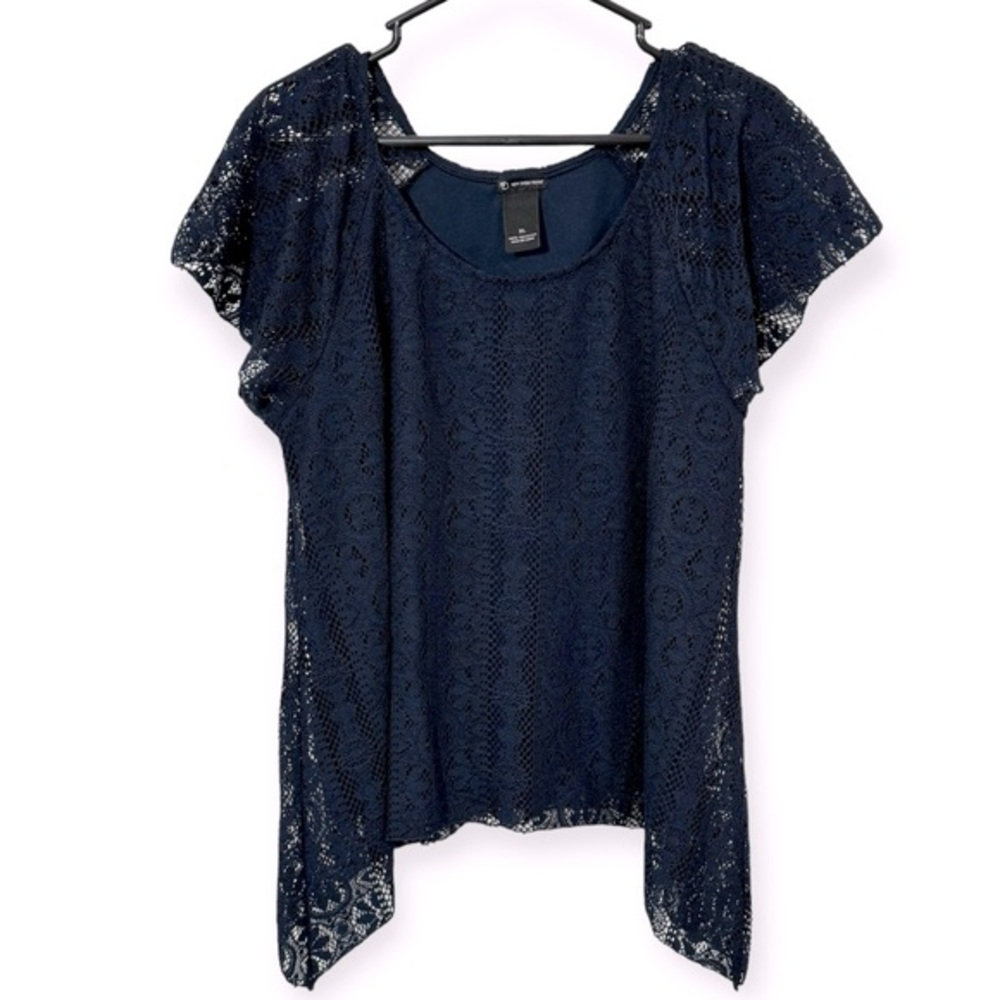 New Direction Women’s Lace Blouse Size XL.‎ 20PTP. 27L.